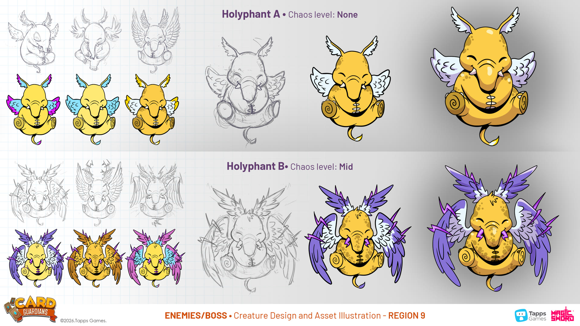Enemy concept art for Card Guardians by Magic Sword Studio for Tapps Games (14 of 19)